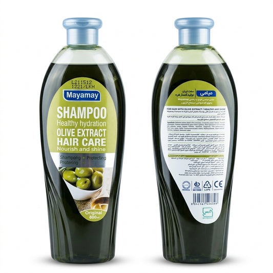 Mayamay Olive Extract Hair Shampoo 800ml for Shiny Hair