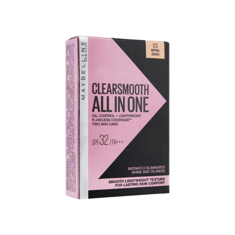 Maybelline Clear Smooth All In One Powder Foundation Refill 03 Natural 9g