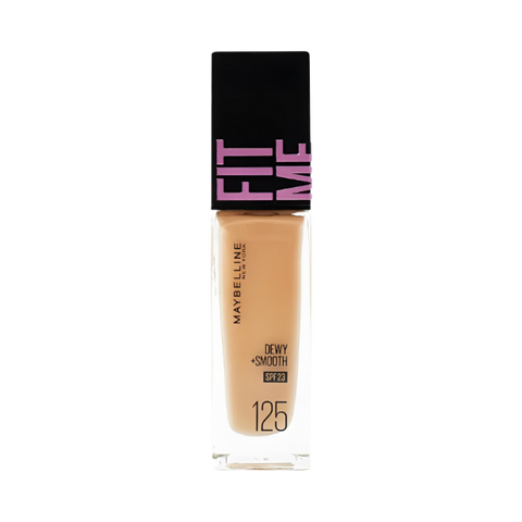 Maybelline Fit Me Dewy + Smooth Liquid Foundation SPF 23 125 Nude Beige 30ml