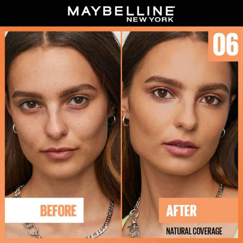 Maybelline Fit Me Fresh Tint With SPF 50 & Vitamin C Natural Coverage Foundation Shade 06 30ml