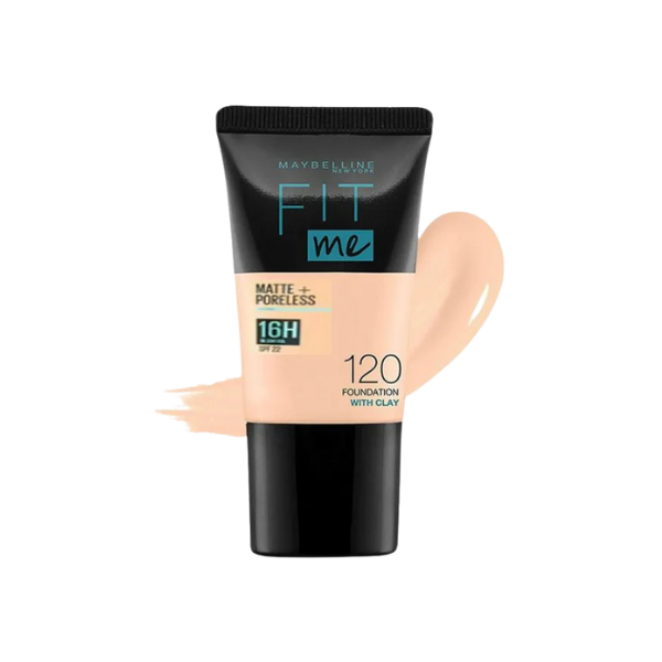 Maybelline Fit Me Matte + Poreless Liquid Foundation 120 Classic Ivory 18ml