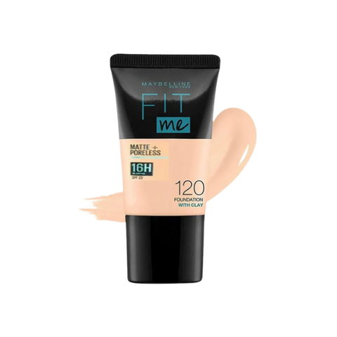 Maybelline Fit Me Matte + Poreless Liquid Foundation 120 Classic Ivory 18ml