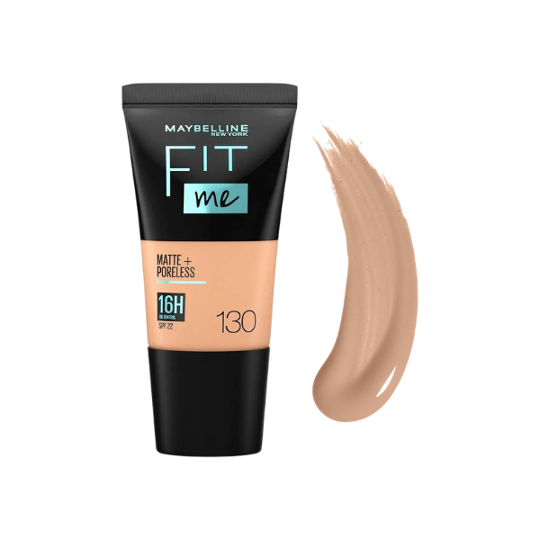 Maybelline Fit Me Matte + Poreless Liquid Foundation 130 Buff Beige 18ml