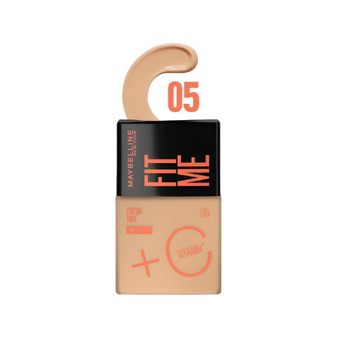 Maybelline Fit Me Fresh Tint With SPF 50 & Vitamin C Natural Coverage Foundation Shade 05 30ml