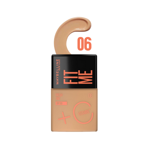 Maybelline Fit Me Fresh Tint With SPF 50 & Vitamin C Natural Coverage Foundation Shade 06 30ml
