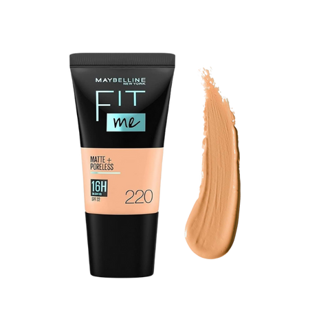 Maybelline Fit Me Matte + Poreless Liquid Foundation 220 Natural Beige 18ML