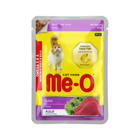 Me-o Cat Food Tuna Jelly 80g