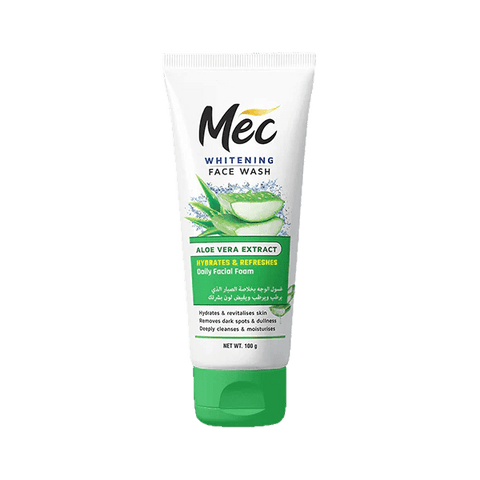 Mec Whitening Face Wash Aloe Vera Extract 100g