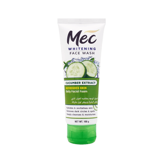 Mec Whitening Face Wash Cucumber Extract 100g