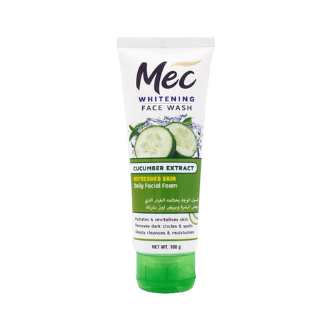 Mec Whitening Face Wash Cucumber Extract 100g