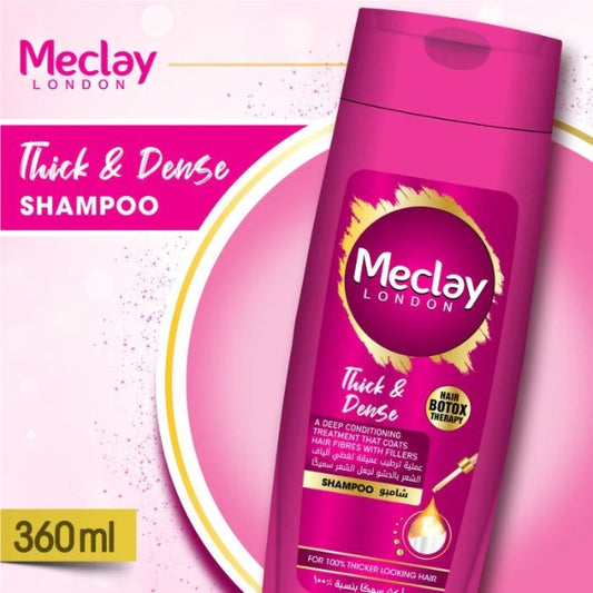 Meclay London Botox Therapy Thick And Dense Hair Shampoo 360ml