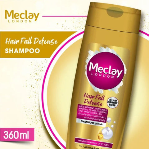 Meclay London Collagen Minoxidil Biotin Hair Fall Defense Shampoo 360ml