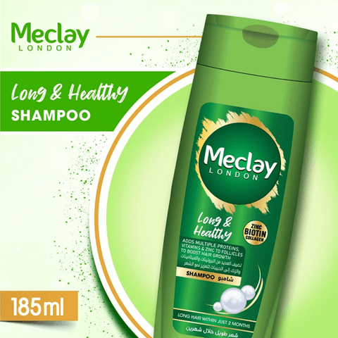 Meclay London Long And Healthy Shampoo 185ml