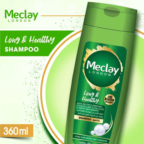 Meclay London Long And Healthy Shampoo 360ml