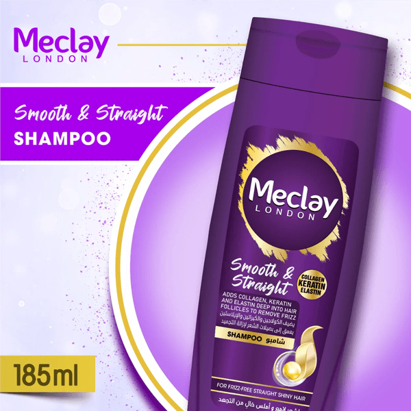 Meclay London Smooth Straight Shampoo 185ml