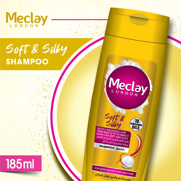 Meclay London Soft And Silky Shampoo 185ml