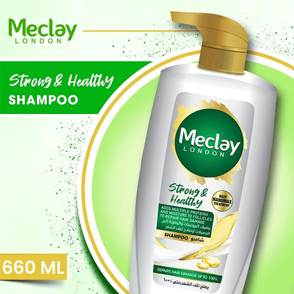 Meclay London Strong And Healthy Shampoo 660ml