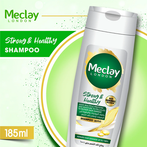 Meclay London Strong And Healthy Shampoo 185ml