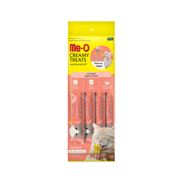 Me-o Creamy Treats Salmon Flavour 4pcs
