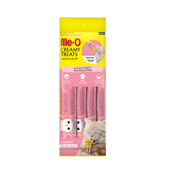 Meo Creamy Treats Tuna katsuo Flavour 4pcs