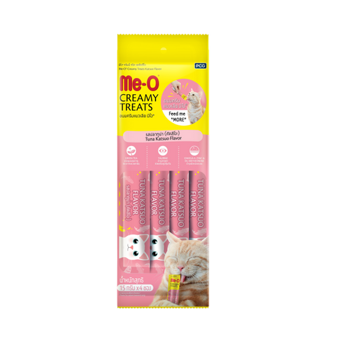 Meo Creamy Treats Tuna katsuo Flavour 4pcs
