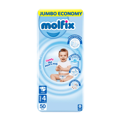 Molfix Baby Diaper Maxi 4 - 50Pcs