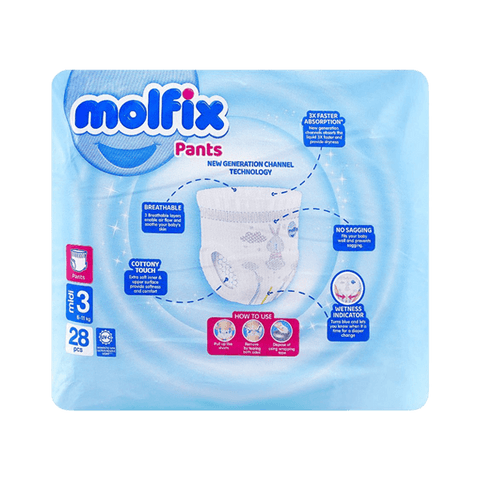 Molfix Baby Diaper Midi 3 - 28Pcs