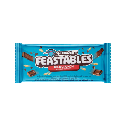 Mr Beast Feastables Chocolate With Milk Crunch 60g