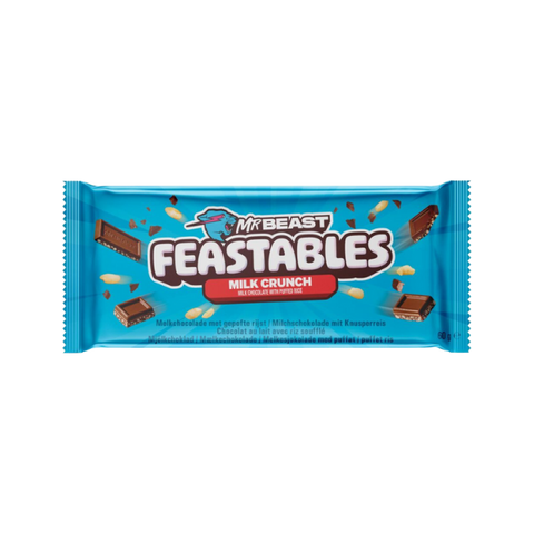 Mr Beast Feastables Chocolate With Milk Crunch 60g
