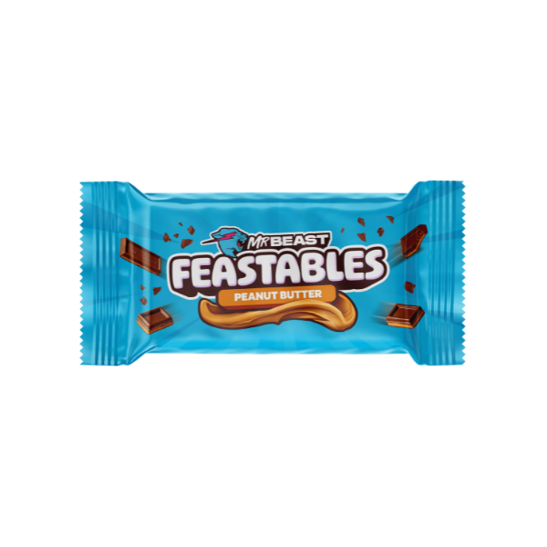 Mr Beast Feastables Chocolate With Peanut Butter 35g