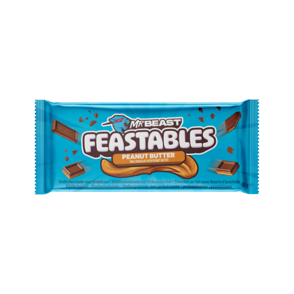 Mr Beast Feastables Chocolate With Peanut Butter 60g