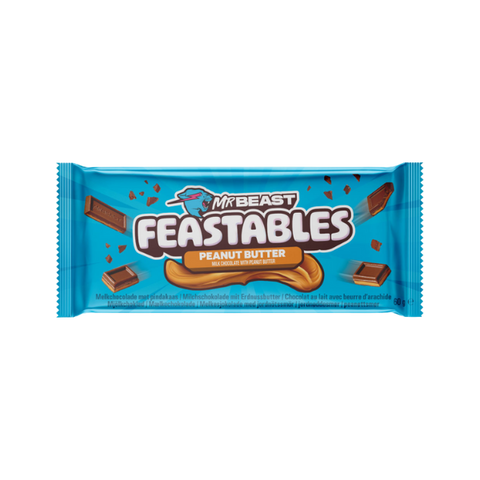 Mr Beast Feastables Chocolate With Peanut Butter 60g