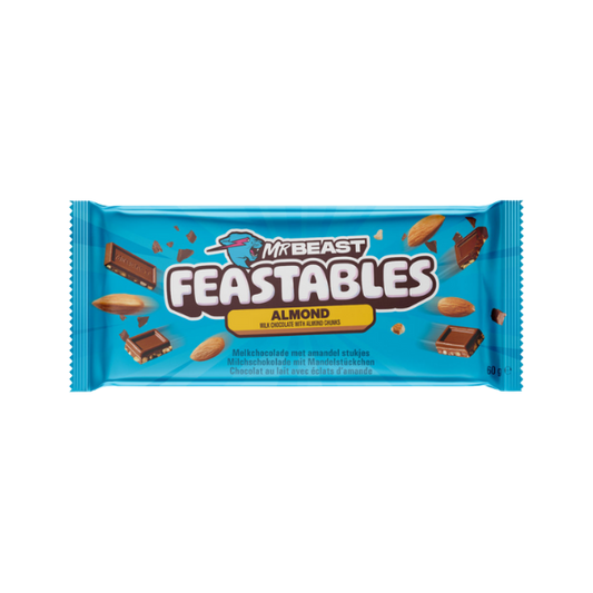Mr Beast Feastables Chocolate With Almond 60g