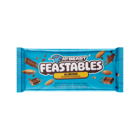 Mr Beast Feastables Chocolate With Almond 60g