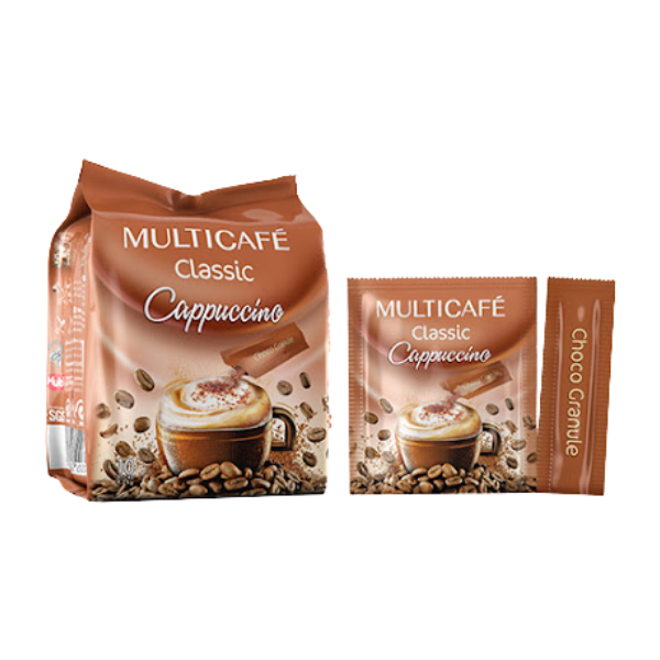 Multicafe Classic Cappuccino Coffee 10 Sachets X 25g