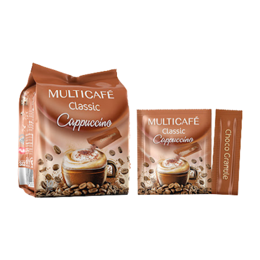 Multicafe Classic Cappuccino Coffee 10 Sachets X 25g