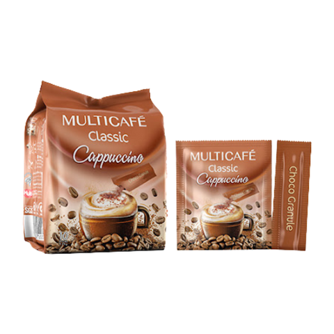 Multicafe Classic Cappuccino Coffee 10 Sachets X 25g