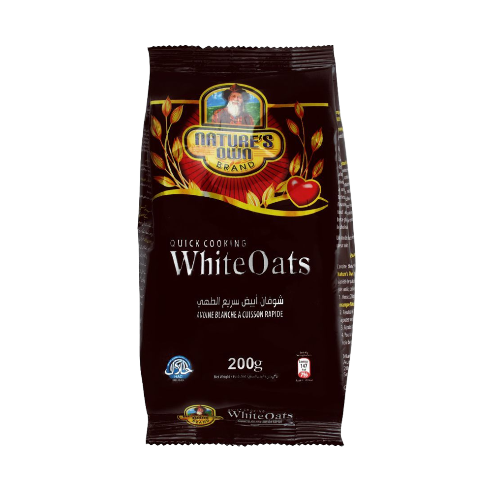 NATURE`S WHITE OAT 200G