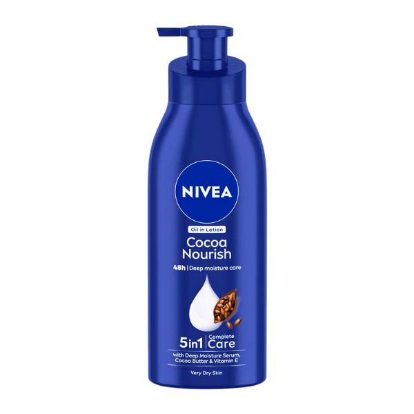 NIVEA 5IN1 COCOA NOURISHING  BODY LOTION 400ML