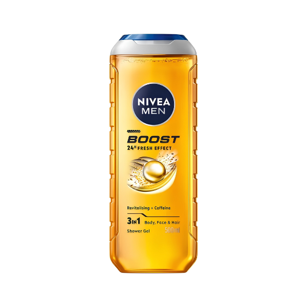 NIVEA MEN BOOST 3IN1 SHOWER GEL 500ML