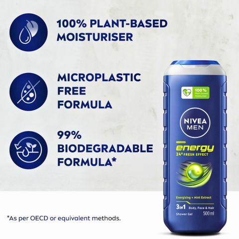NIVEA MEN ENERGY 3IN1 S/G 500ML
