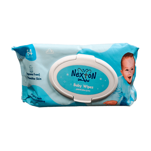 Nexton Baby Wipes Fragrance Free 64PCS