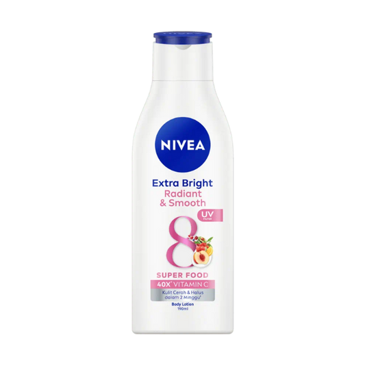 Nivea Body Lotion Extra Bright Radiant And Smooth 190ml