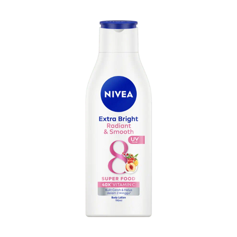 Nivea Body Lotion Extra Bright Radiant And Smooth 190ml
