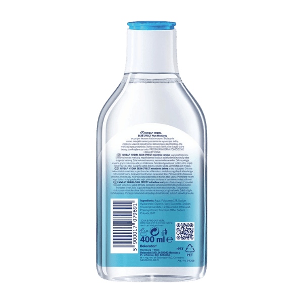 Nivea Hydra Skin Effect Micellar Water Makeup Remover 400ml