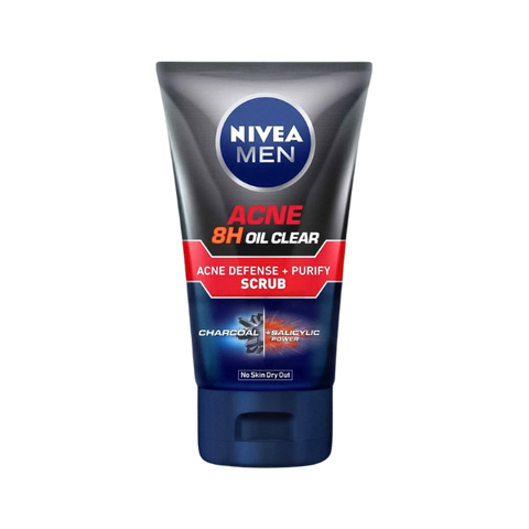 Nivea Men Acne Defense+Purify Charcoal Scrub 100ml