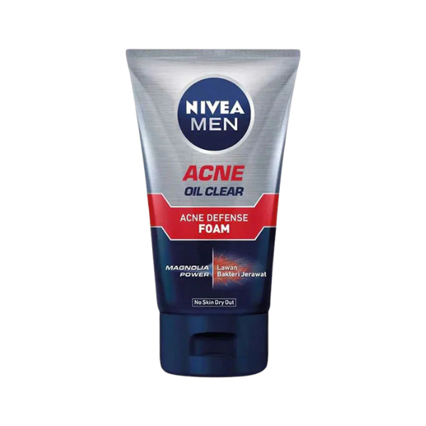 Nivea Men Acne Oil Clear Defense Facial Foam 100ml