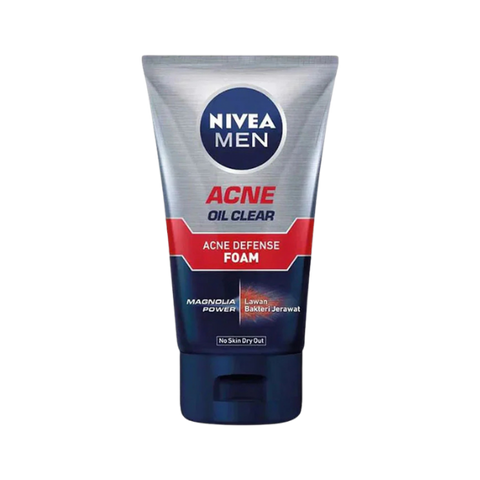 Nivea Men Acne Oil Clear Defense Facial Foam 100ml