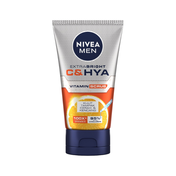 Nivea Men Extra Bright C & HYA Vitamin C Scrub 100ml