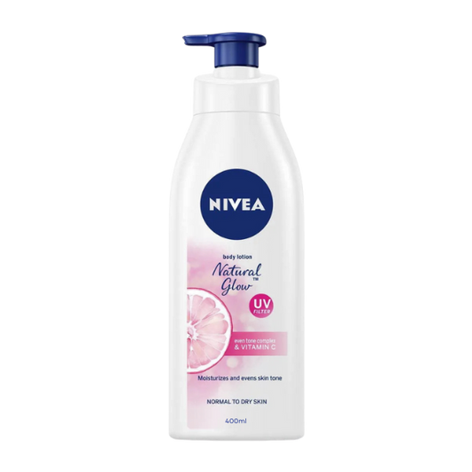 Nivea Natural Glow UV Filter Body Lotion 400ml
